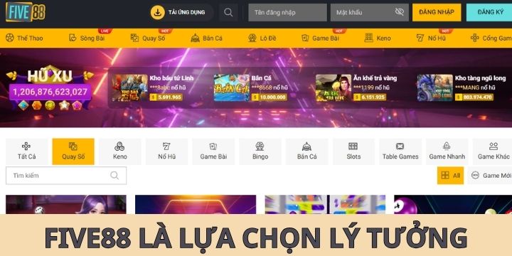 Five88 là lựa chọn lý tưởng cho dân chơi cá cược