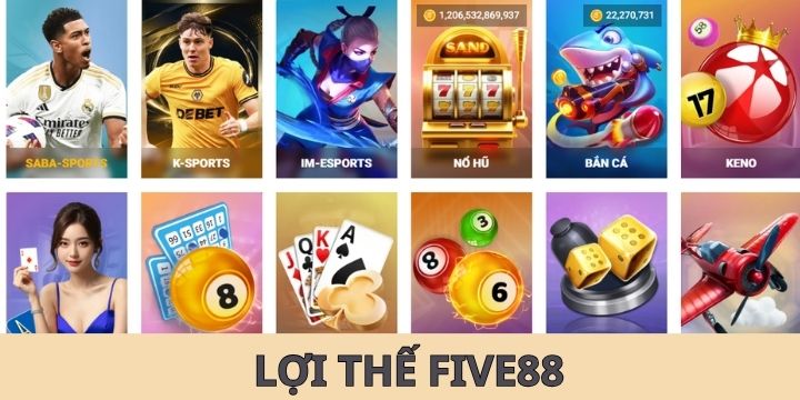 Thế mạnh tạo nên vị thế nổi bật của Five88